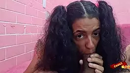 teen 18+ babysitter sucks for money in reality