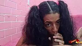 teen 18+ babysitter sucks for money in reality