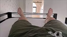 Big Step Sister Lucy Lotus Shares Blowjob With Alex Adams On Bunk Bed.