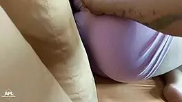 Curvy latina prostitute rides cowgirl and gets doggystyle creampie