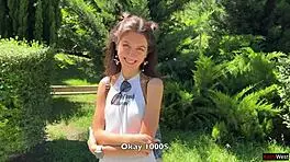 Public Pickup - Teen Agrees To Rough Gangbang For Money