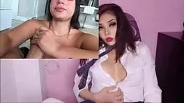Latina With Big Tits Masturbates Passionately For Her Stepbrother