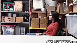 Tory Bellamy Rides Monster Cock Like A Thief At Work