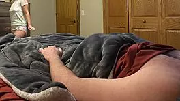 Stepdaughter Visits Stepdaddy In Bed At Night