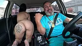 stela selegatto offers tasty ass for anal creampie on street