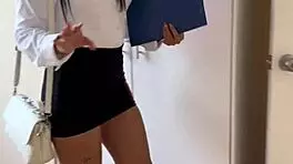 Novice Advisor Bends Over for Hardcore Fuck to Close Sale