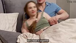 Boldly Choosing Sex Over Literature With Moaning And Slaps. Intense creampie follows.