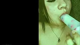 sexy young girl shows body masturbates for followers wet pussy