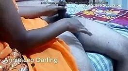 Indian Girlfriend Gives Hand Job in Homemade Video.