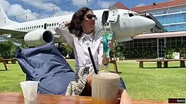 Beach Photo Turns Into Hotel Fuck And Facial Cumshot.