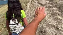 stranger fucked me in the ass in the mountains in public, it was so intense