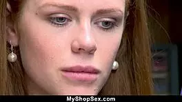 Foreign National Bent Over And Blackmailed After Shoplifting!