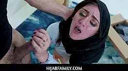 Hijabfamily - Big Ass Sexy Arab Step Sister In Hijab Fucked Up With Brothers Stuff- Jezebeth