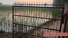 desi girl rides boyfriend outdoors