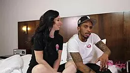 Pornstar Jackie Ohh prefers motion over size in interracial scenes