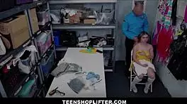 Aria Banks Makes Fuck Deal with Mall Cop