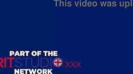 Two hot posh lesbians fuck and use strap-on