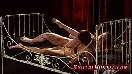 poor lil jade bound punished in garage first time domination