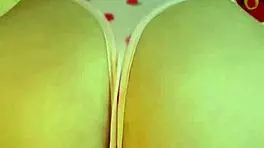 This tiny Asian teen vibrates her clit until she cums hard.