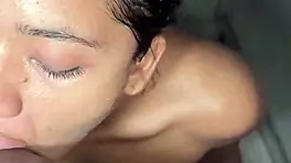 i eat dessert before dinner, sucking big black cock and licking ass with my amateur couple partner