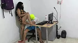 A Dirty Neighbor Comes To Ask Her Neighbor For Cock And Acts Like A Snail