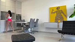 Hot petite russian girl fucks after being ignored by her sugar daddy