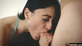 I put petite marceline moreno in all positions for my big dick, she deepthroats and orgasms