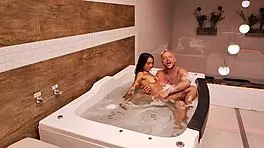 hot chat with a tight brunette getting lots of dick in her ass and screaming from the real cumshot with vagninho and nick niquita