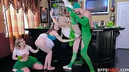 Are These Lusty Irish Hoes Ready for St. Patrick's Day Gangbang?