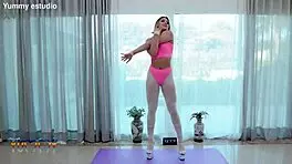 Gabily Castro, 20 Year Old Brazilian Gym Trainer, In Intense Double Penetration With 3 Big Cocks 😈