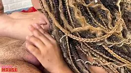 Young bahian girl feels intense emotions in a cuckold menage a trois.