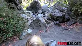 Step Daughter Ditches Hike For Horny Fucking!