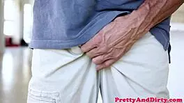 glam step daughter hungry for her bud's cock