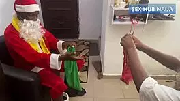 Santas big dick is perfect for christmas gift to housewife