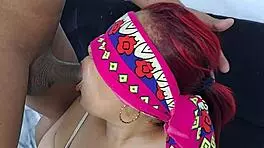 Erotic games with my beautiful stepmother and natural big tits.