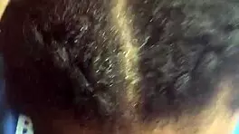 Teen Ebony Sucks Cock In The Rain