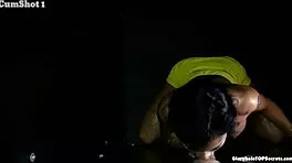 Brunette amateur loves big cock blowjob and cumshot