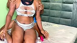 sexy luppy moans as her african boyfriend fucks her rough and hard, shaking all over