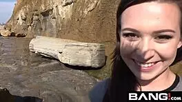 Ariel Grace Skinny Teen 18+ Fucks In Public Bathroom