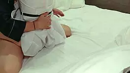 騎乗位で中出しした精液がこぼれちゃった 清楚系の女子高生の制服でハメ撮り 手マン オーガズム コスプレ?