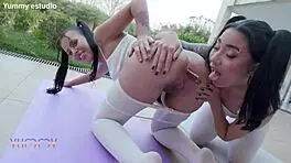 Oh shit, p-sluts vol 60 starring eva perez and elisa santos in intense anal puk3 milk enemas!