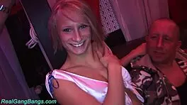 skinny german teen experiences her first anal gangbang with deepthroat and facials