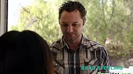 sexy brunette masseuse brad sterling xxlayna marie delivers naked nuru massage with wet pussy