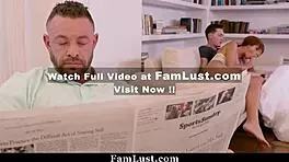 secret teen fucking sessions with monster cock hidden from dad - famlust