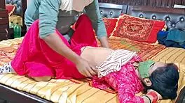 Teen in wild suhagrat with huge monster cock, loud hindi screams, anal blowjob, and full view part-1 💥