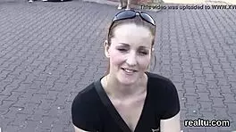 Glamorous Czech Kitten Tempted in Mall and Drilled in POV