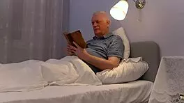 beautiful irina cage rides two old cock and takes a nice cumshot in her mouth