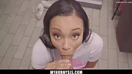 Stroking inside sweet snatch!