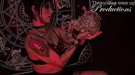 Gothic Girl Rituals Sex With Boyfriend In Doggystyle