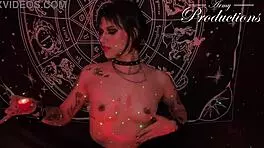 Gothic Girl Rituals Sex With Boyfriend In Doggystyle